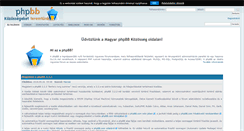 Desktop Screenshot of phpbb.hu