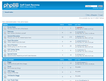 Tablet Screenshot of gulfcoastraceway.phpbb.net