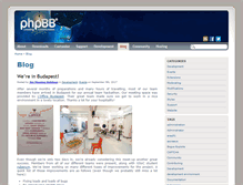 Tablet Screenshot of blog.phpbb.com